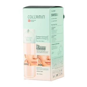 کرم کلاژن بانک کلامین حاوی امگا 3 و ویتامین C حجم 125ml