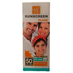 ضد آفتاب فلوئید مای مدل هیالورونیک اسید SPF50 حجم 50 میلی لیتر
