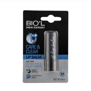 بالم لب بی رنگ بیول مدل Care And Clear با SPF15 مناسب آقایان