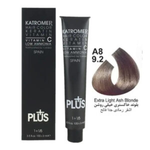 رنگ مو کاترومر سری خاکستری A8 - 9.2 بلوند خاکستری خیلی روشن