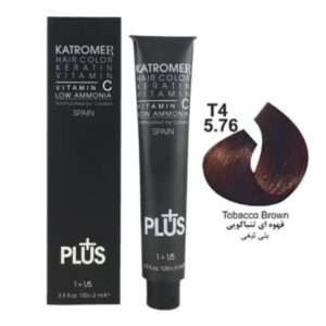 رنگ مو کاترومر T4 - 5.76 قهوه ای تتباکویی